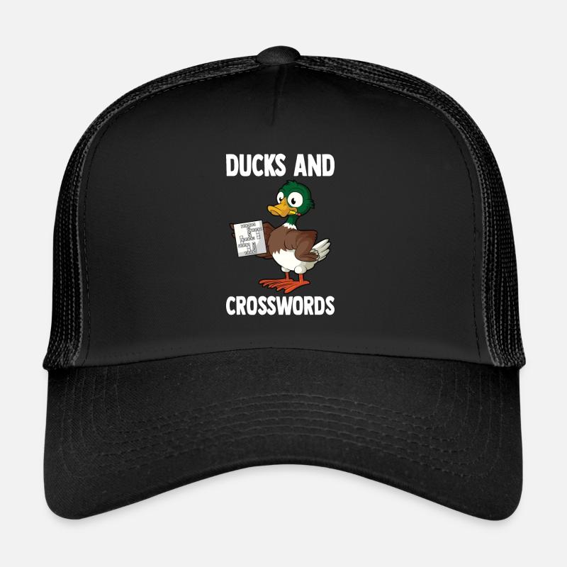 Résoudre des mots croisés Casquette trucker 