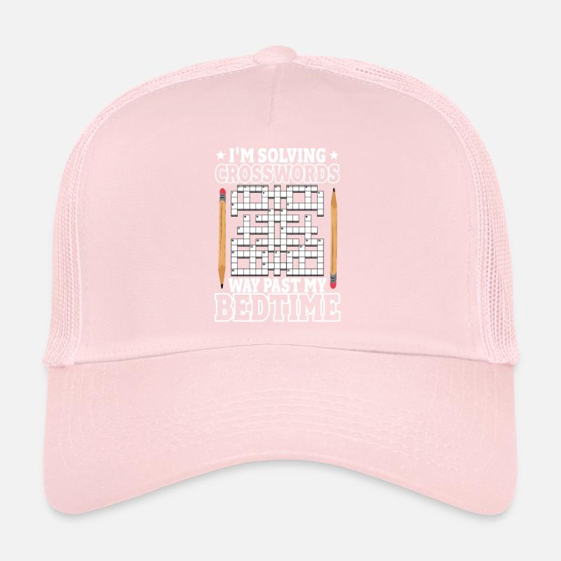Résoudre des mots croisés Casquette trucker 