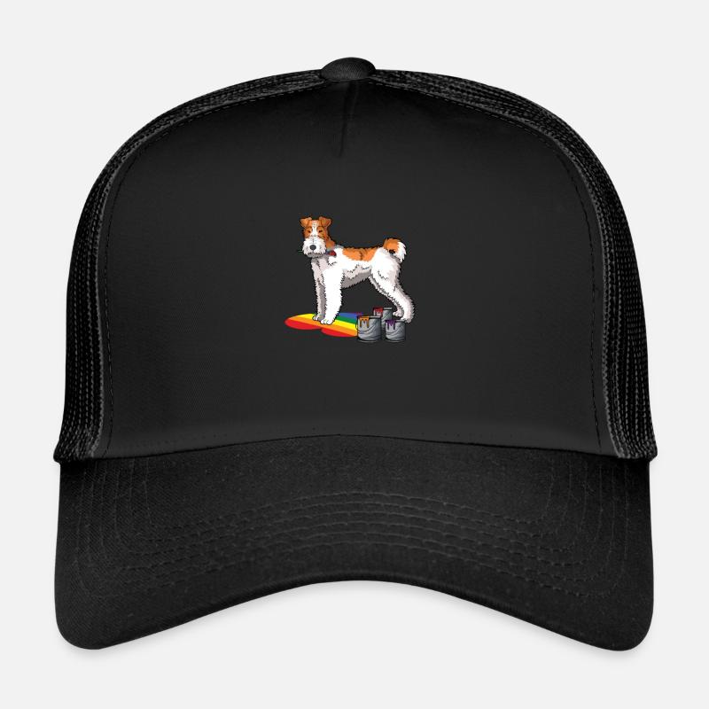 Drahthaar Foxterrier Hund Trucker Cap