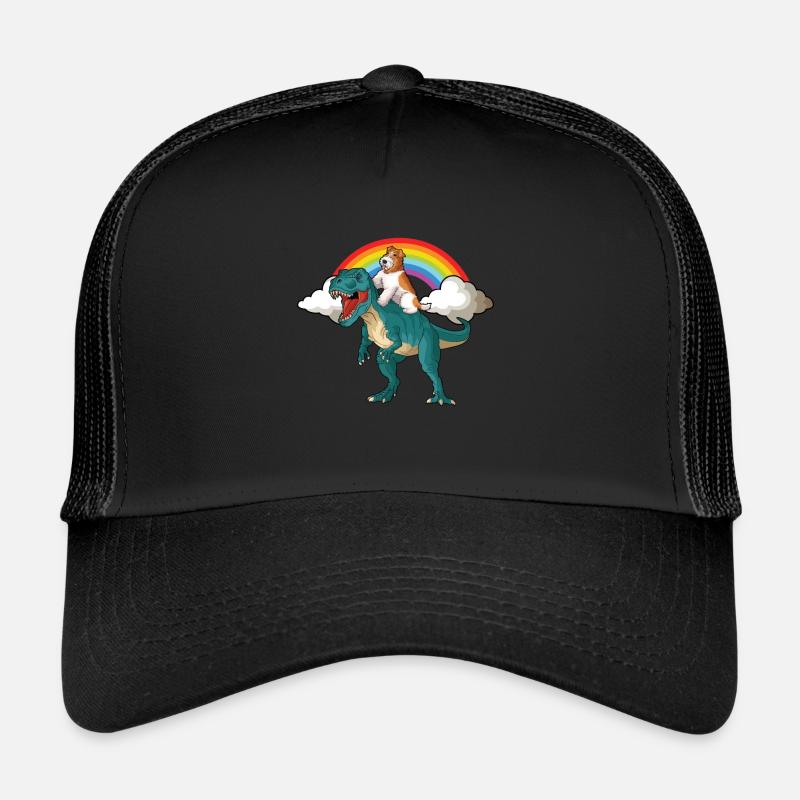 Wirehaired Fox Terrier Dog - Trucker Cap - black/black