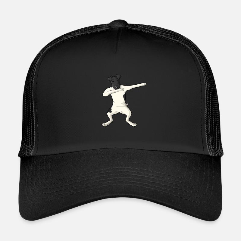 Glatthaar Foxterrier Hund Trucker Cap