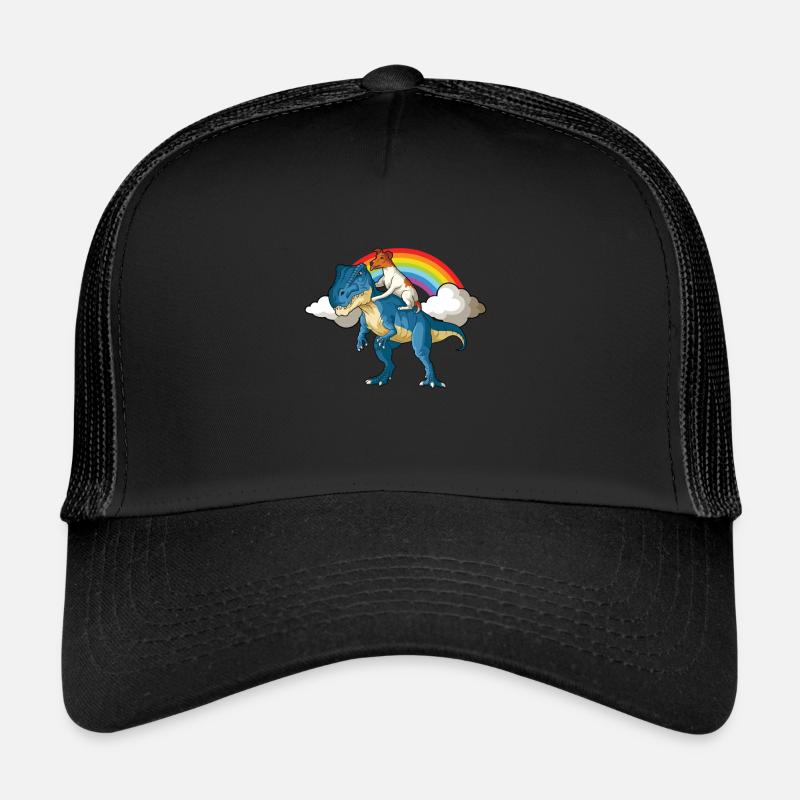 Chien Fox Terrier Fox Hair Casquette trucker 