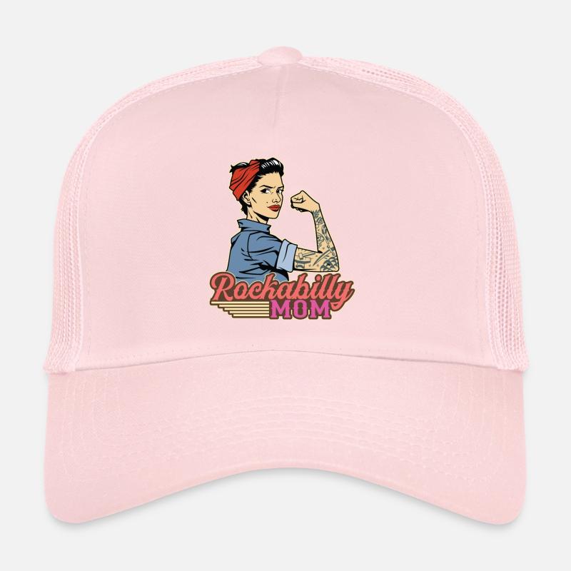 Rockabilly Rocknroll Music Rock Hardrock Trucker Cap