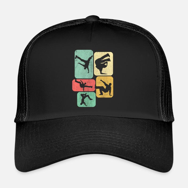 Breakdance Rétro Breakdancer Danse Casquette trucker 