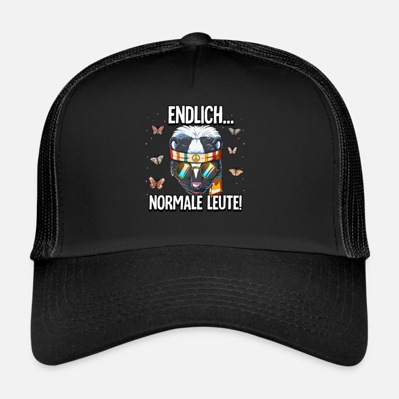 Endlich Normale Leute Hippie Goa Rave Trucker Cap