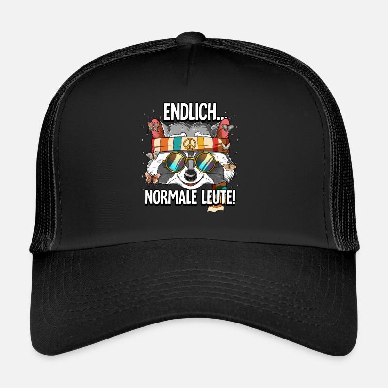 Endlich Normale Leute Hippie Goa Rave Trucker Cap