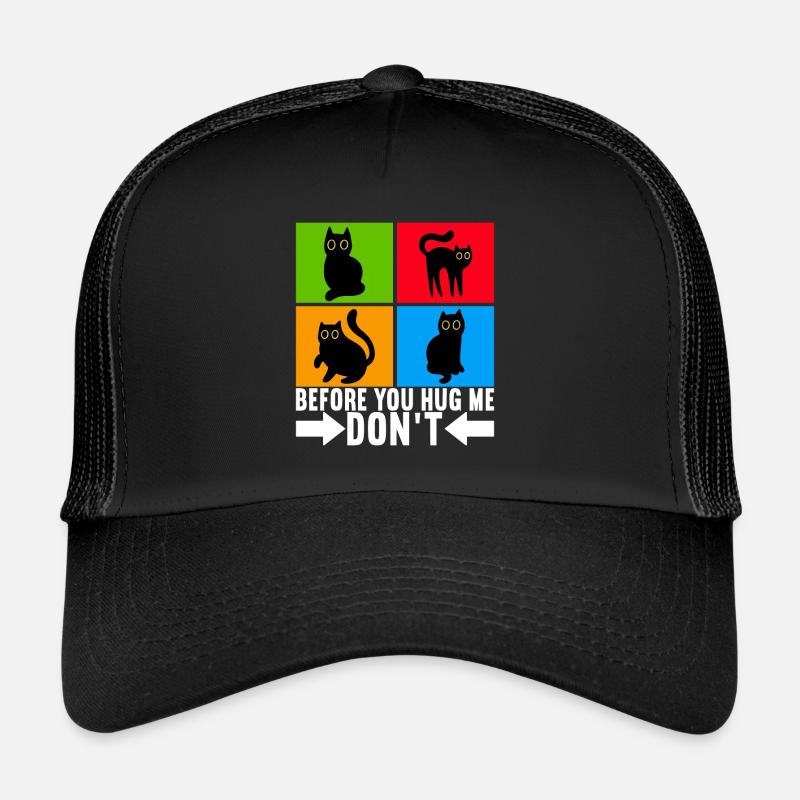 Katzen Misanthrop Sarkasmus Trucker Cap
