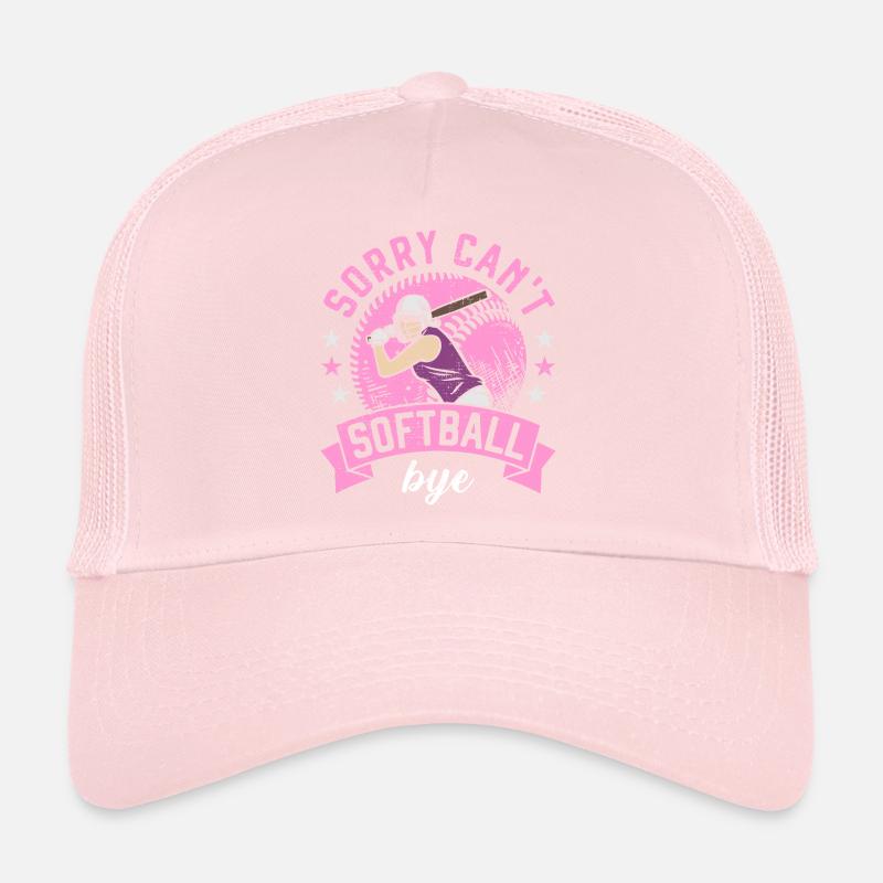 Désolé Softball ne peut pas Bye Softball drôle Casquette trucker 