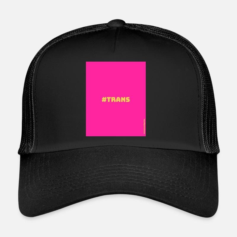 Trans - Trucker Cap - Schwarz/Schwarz