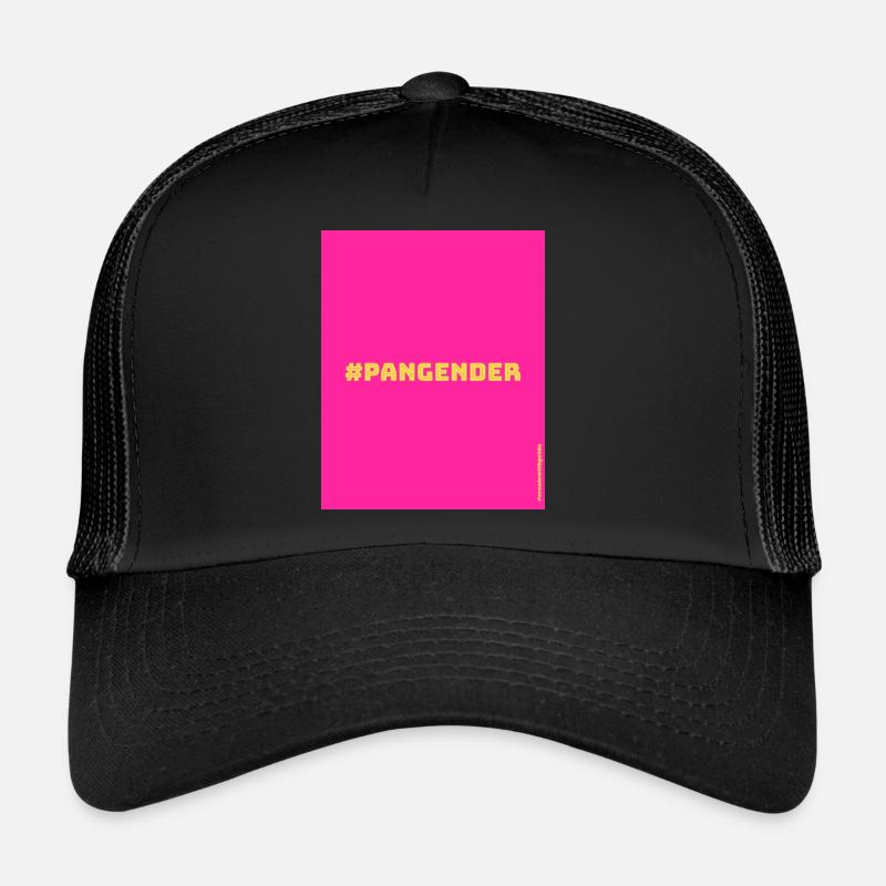 Pangender - Trucker Cap - Schwarz/Schwarz