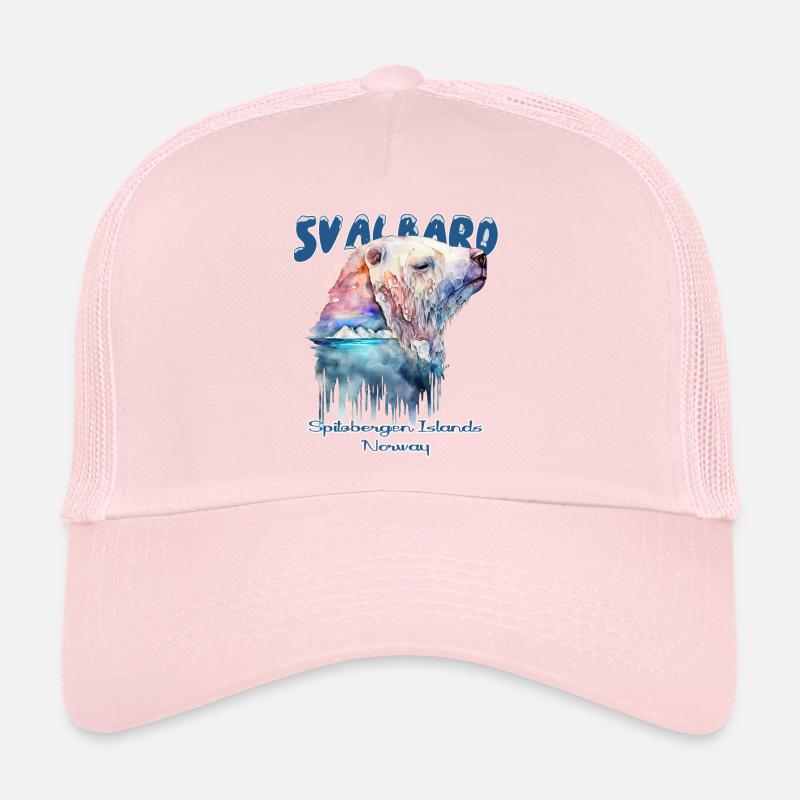 Svalbard Norwegen Spitzbergen Polar Eisbär Trucker Cap