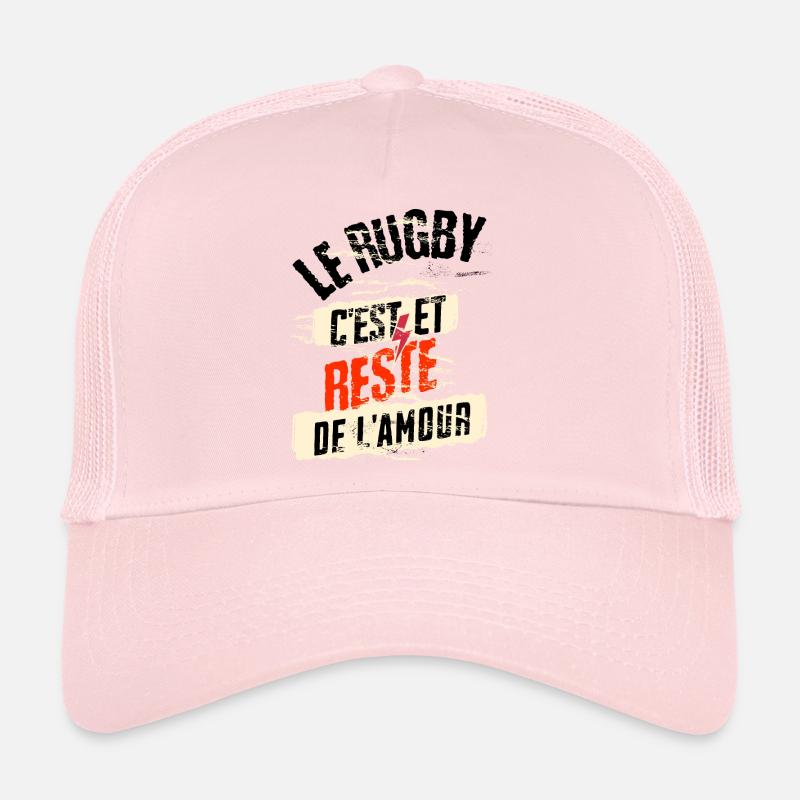 le rugby c'est, et reste de l'amour Casquette trucker 