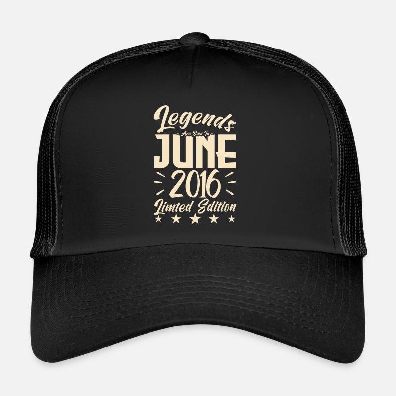 Geboren Juni 2016 Geburtstagsgeschenk 2016. Trucker Cap