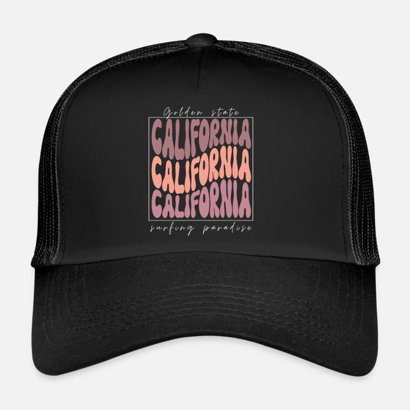 Retro California, Summer Design Trucker Cap