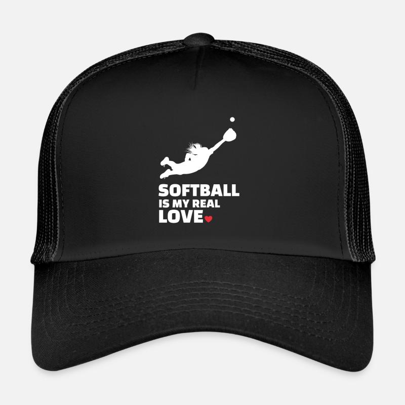 Ich Liebe Softball Trucker Cap