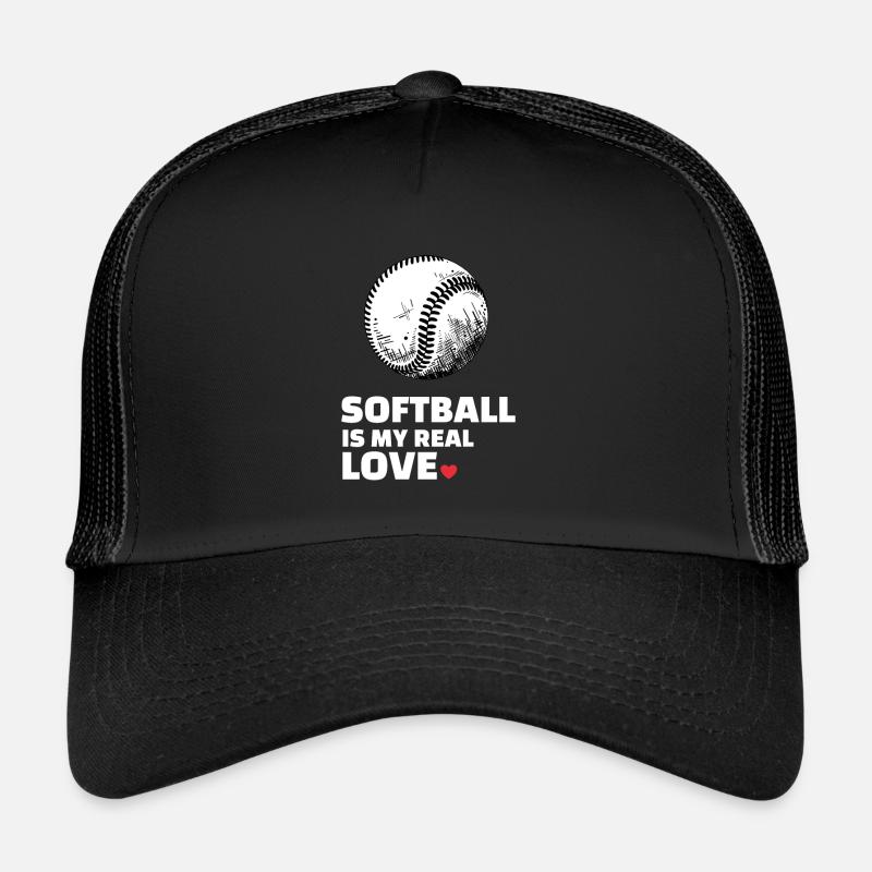 Ich Liebe Softball Trucker Cap