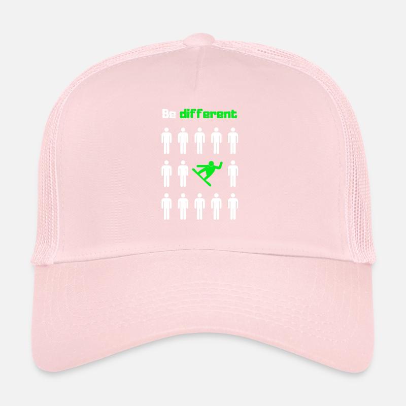 Be different, snowboard Trucker Cap