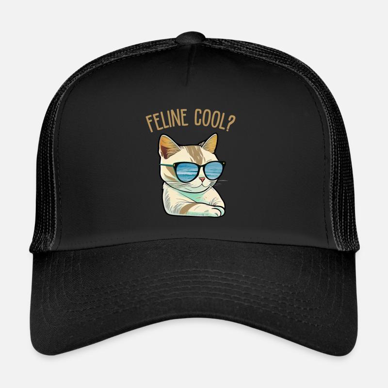 Feline Cool Trucker Cap