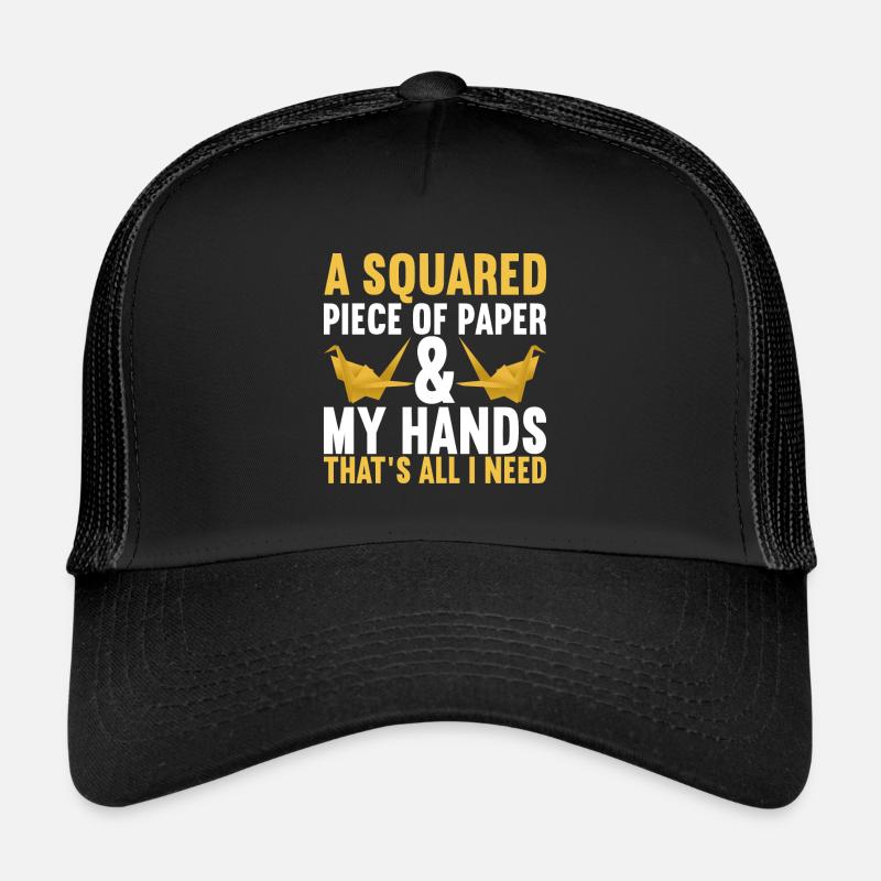 Origami Casquette trucker 