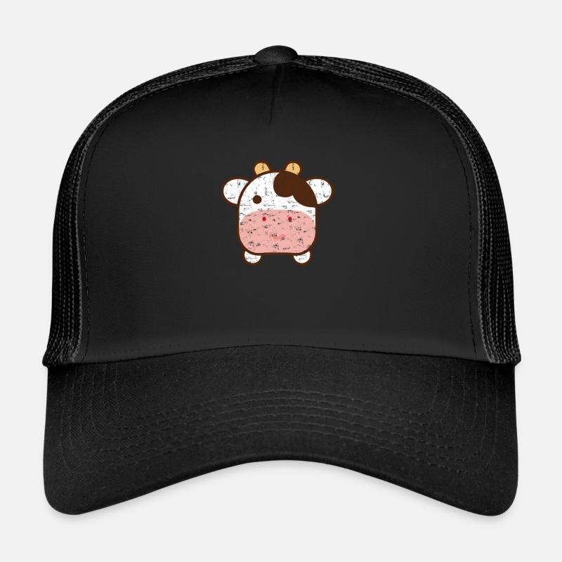 Süße Emo Kuh im Kawaii Stil Trucker Cap
