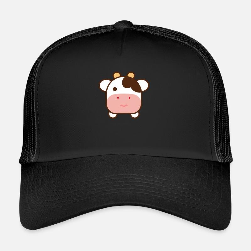 Süße Emo Kuh im Kawaii Stil Trucker Cap