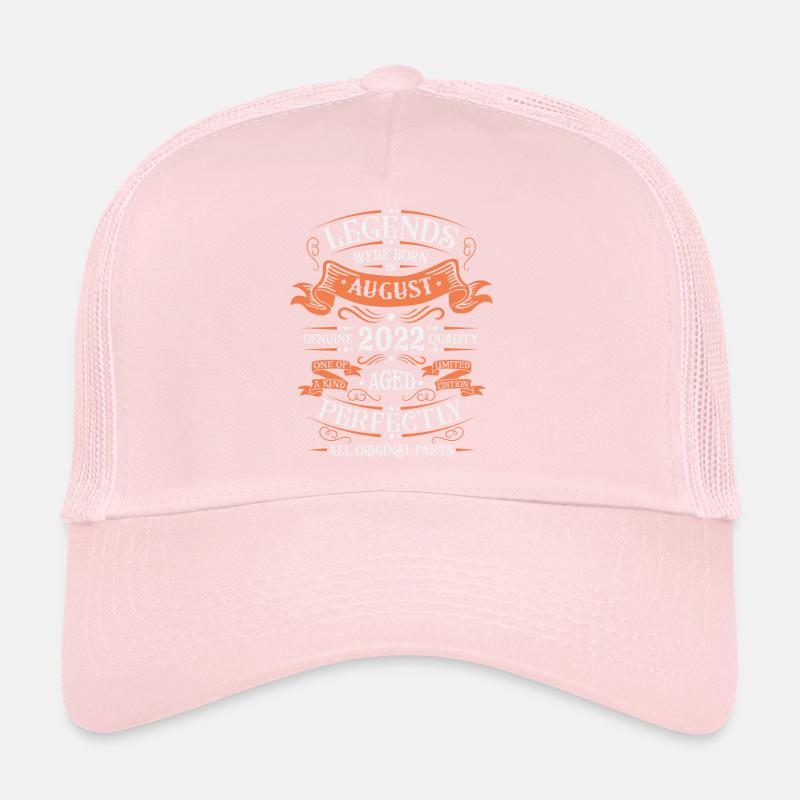 Août 2022 anniversaire 2022 légendes Août Casquette trucker 