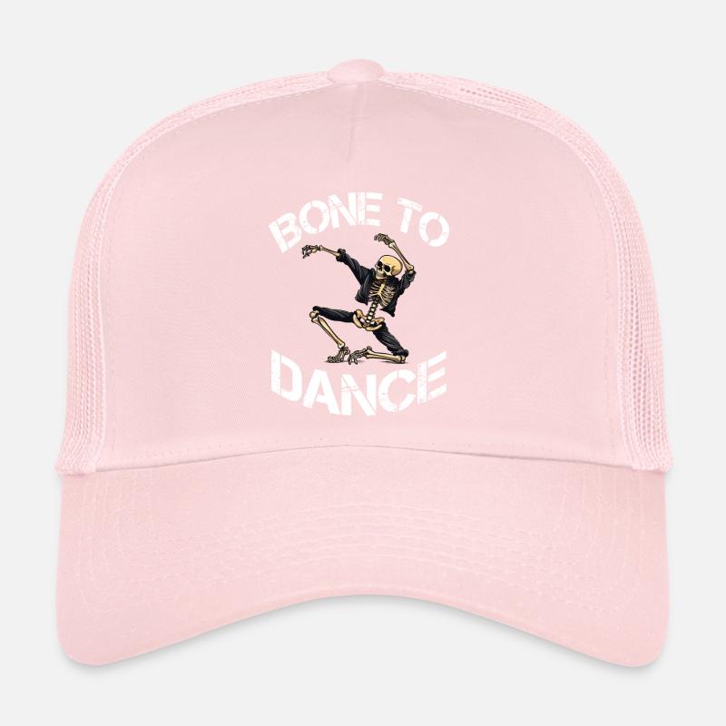 Bone To Dance Skelett Spruch Trucker Cap