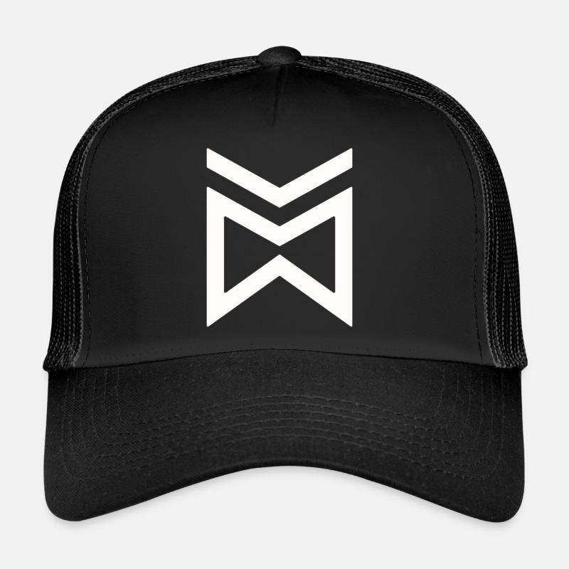 NYO Mann - Trucker Cap - Schwarz/Schwarz