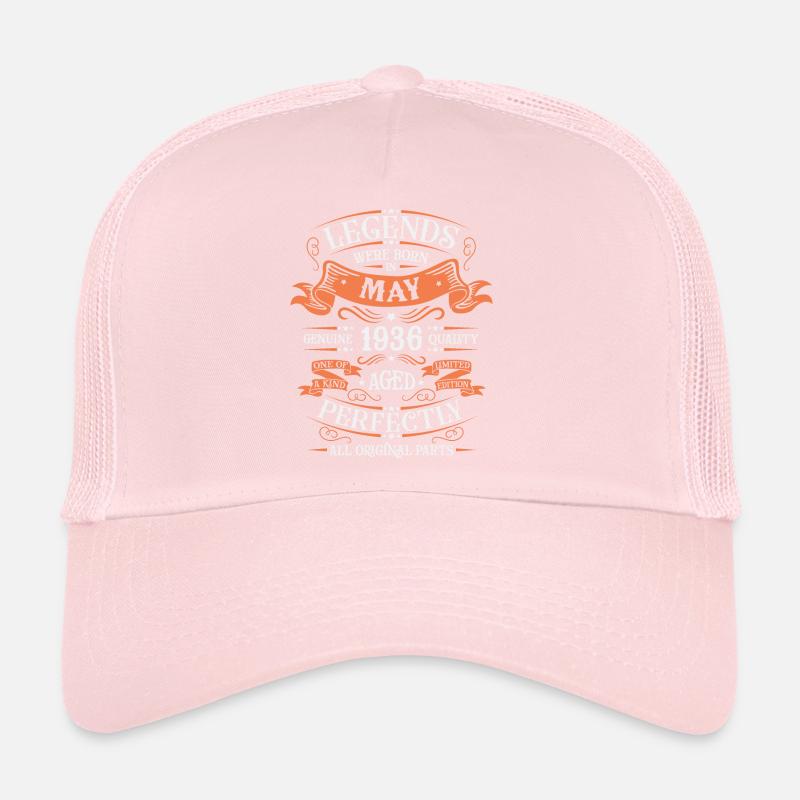 May 1936 Anniversary Vintage Gift Trucker Cap