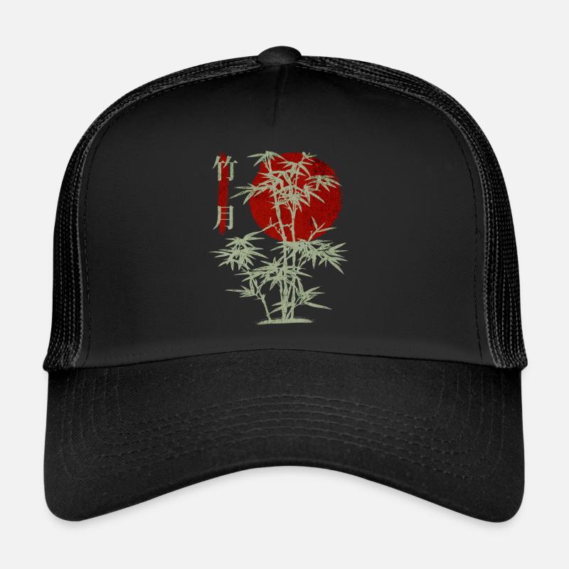 Bamboo Japan Nature - Trucker Cap - black/black