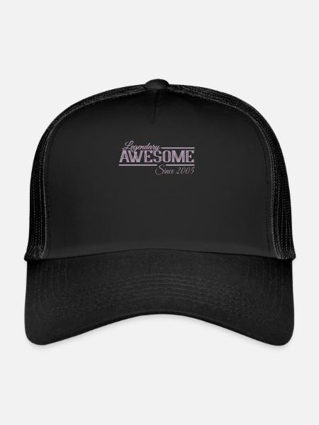 Légendaire Génial Millésime 2005 - Casquette trucker  - noir/noir - Devant