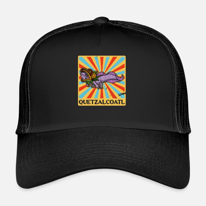 Quetzalcoatl Axolotl Mexico Aztecs Deity Trucker Cap