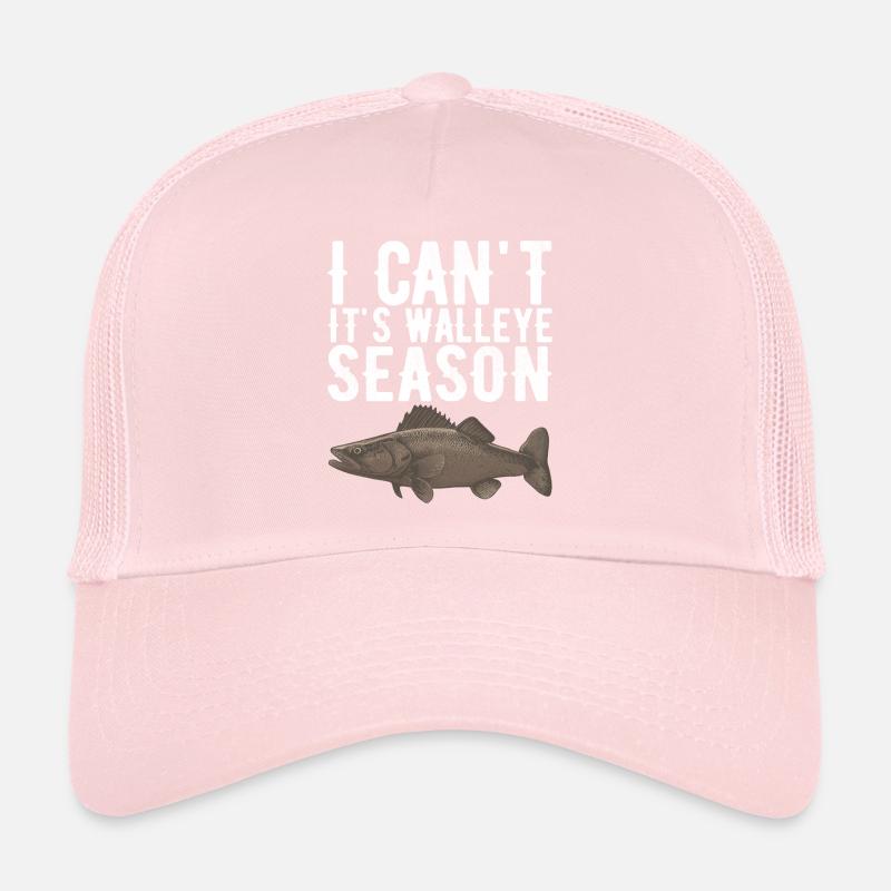 Pêcheurs à la ligne de pêche au doré jaune Casquette trucker 