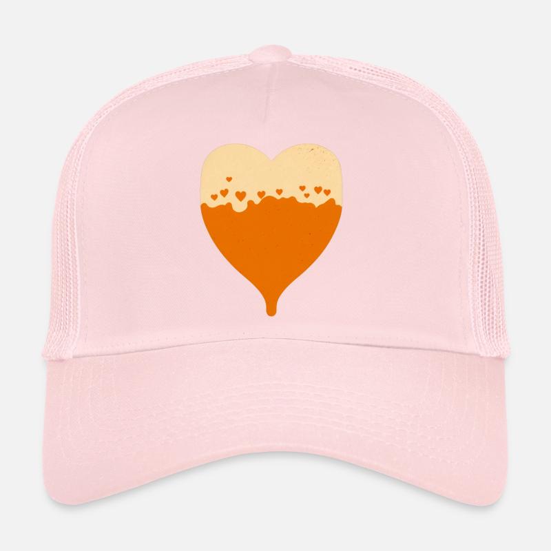 Le cœur rempli de bière Casquette trucker 