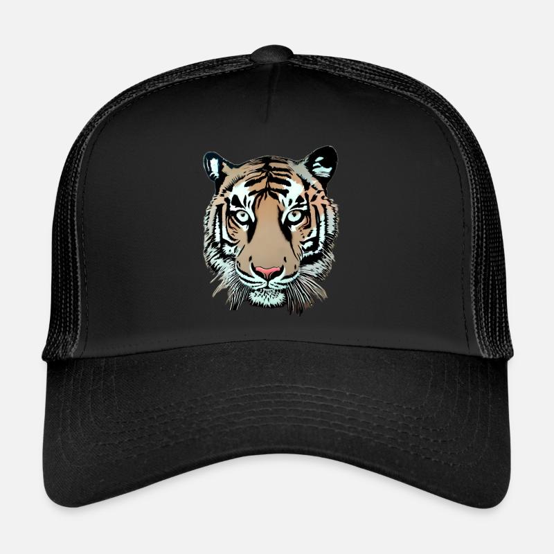 Tiger Illustration Trucker Cap
