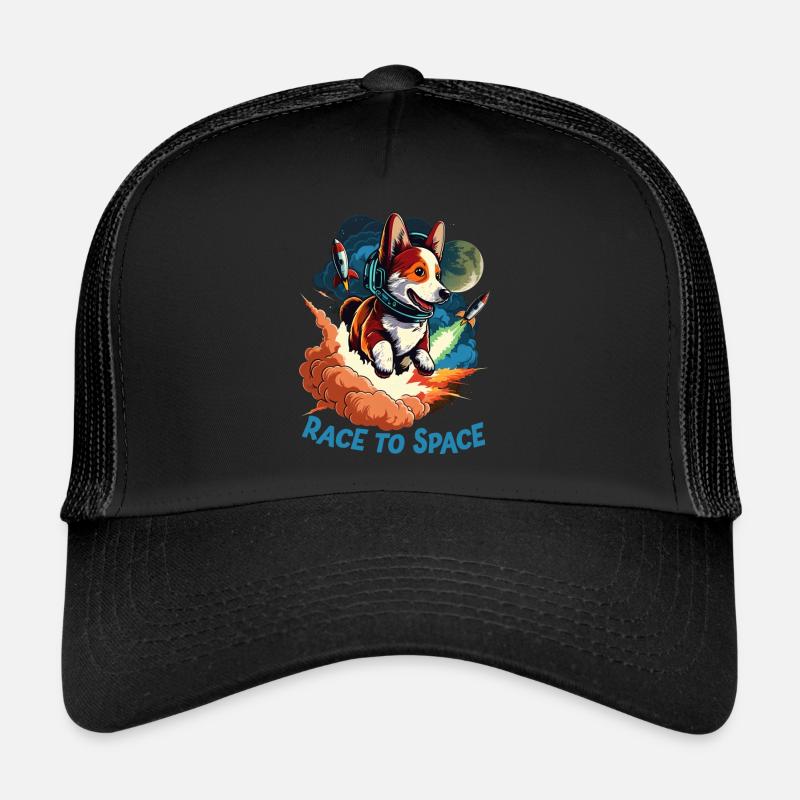 SpaceDog Dog Lovers Conception d’espace Casquette trucker 