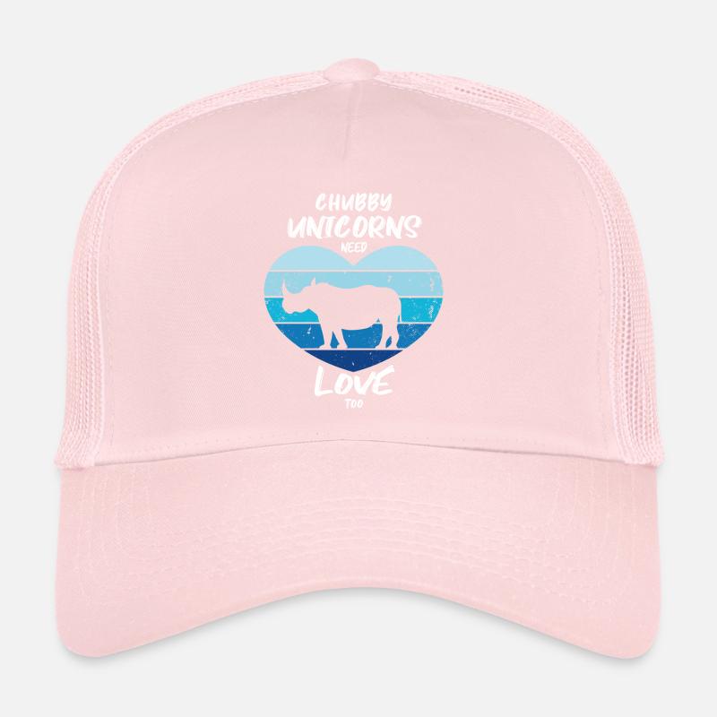 Auch dicke Einhörner brauchen Liebe Trucker Cap