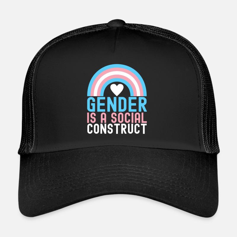 Transgender Trans LGBTQ Trucker Cap