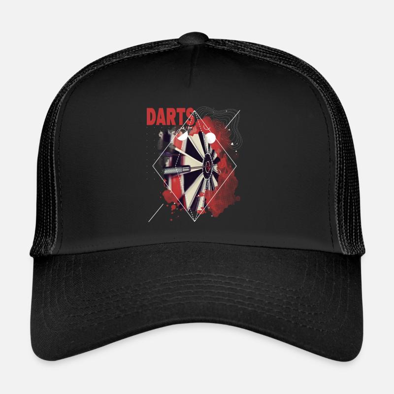 Fléchettes, jeu de fléchettes, jeu de fléchettes, fléchettes, joueurs de fléchettes Casquette trucker 