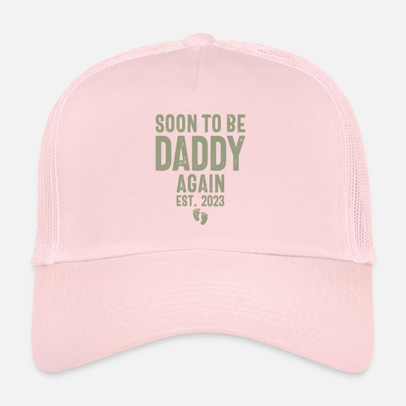Soon to be Daddy Again Est. 2023 - Father's Day Trucker Cap