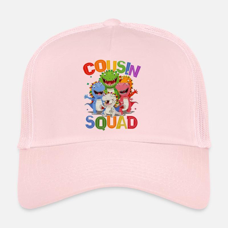 Drôle COUSIN SQUAD Grand-mère Vacances Dino Grand-père Casquette trucker 