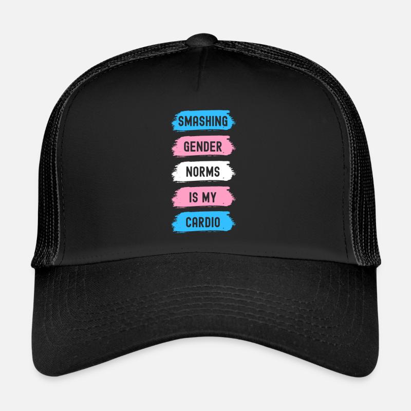 Transgender Trans LGBTQ Trucker Cap