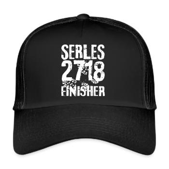 Serles 2718 Finisher Tirol Hiking Mountaineering - Trucker Cap - black/black - Front