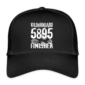 Kilimanjaro Mountaineering Hiking in Tanzania Kenya - Trucker Cap - black/black - Front