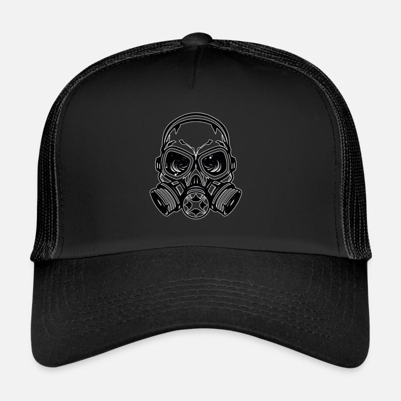 Toxic Dance Skull - Trucker Cap - black/black