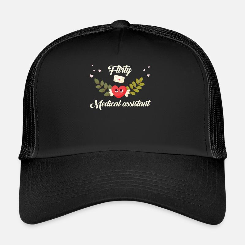 Assistante médicale Flirty Casquette trucker 