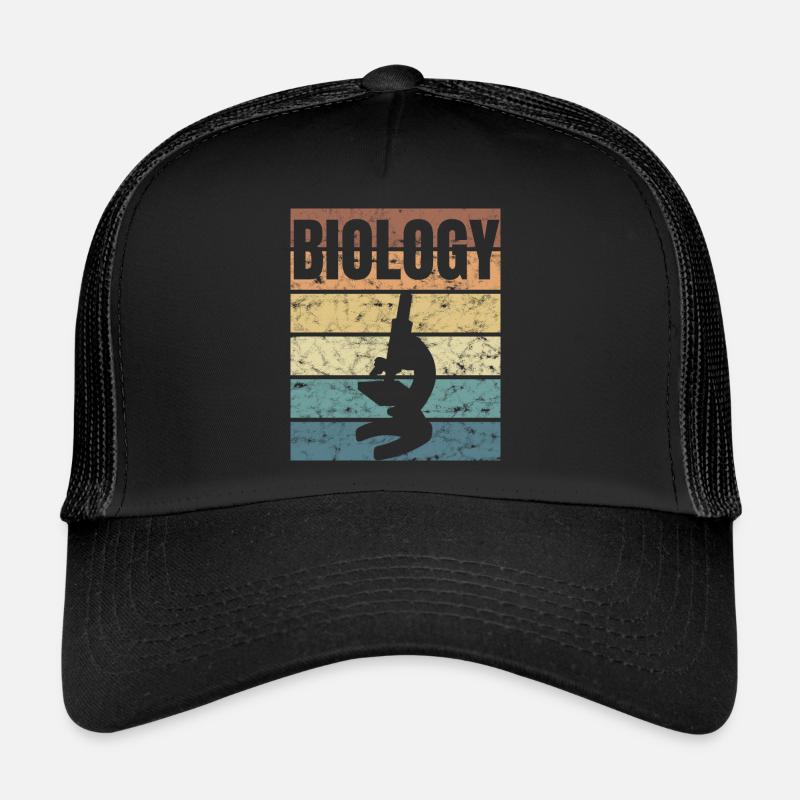 Biologie Biologiste Biologiste Microscope Casquette trucker 