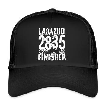 Lagazuoi Dolomites Hiking Mountaineering South Tyrol - Trucker Cap - black/black - Front