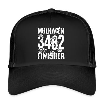 Mulhacén Mountaineering Sierra Nevada - Trucker Cap - black/black - Front