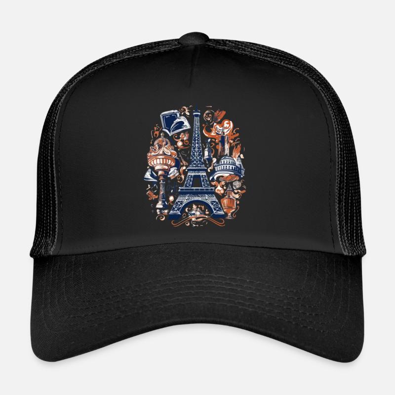 Paris et ses monuments Casquette trucker 